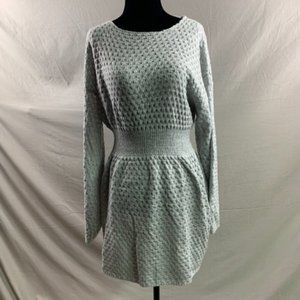 Corset Waist Sweater Dress